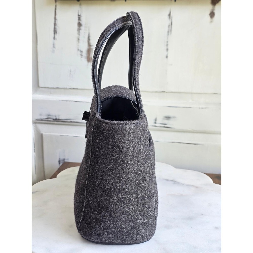 Coach 8189 Vintage Japan Exclusive Wool Felt Mini Tote Bag Rare - Picture 4 of 12